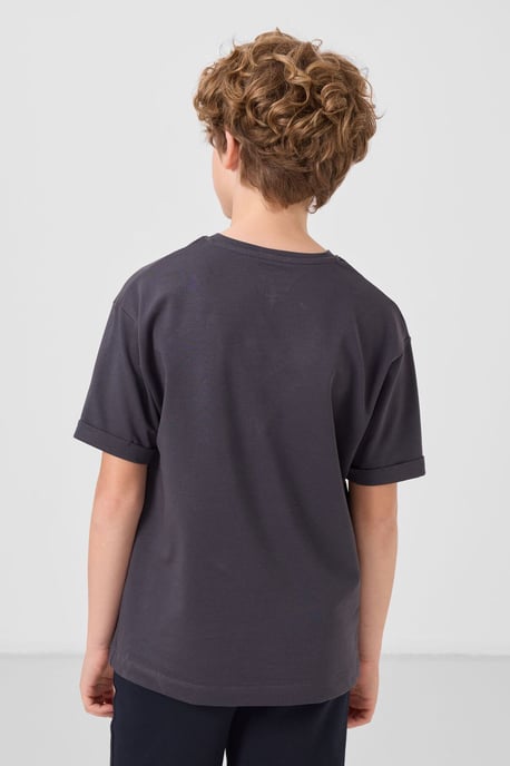 Oversized T-shirt voor jongeren met ronde hals - Image 5