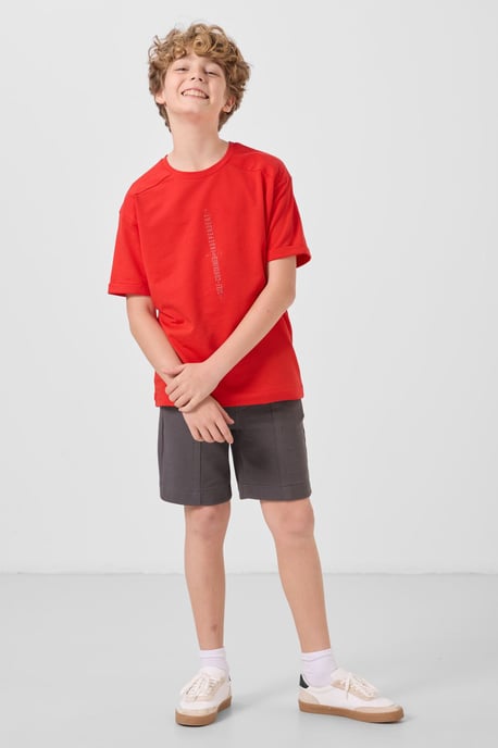 Oversized T-shirt voor jongeren met ronde hals - Image 2