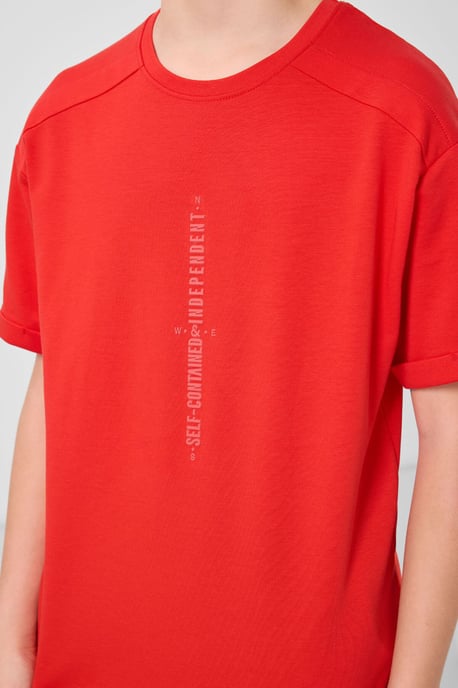 Oversized T-shirt voor jongeren met ronde hals - Image 4