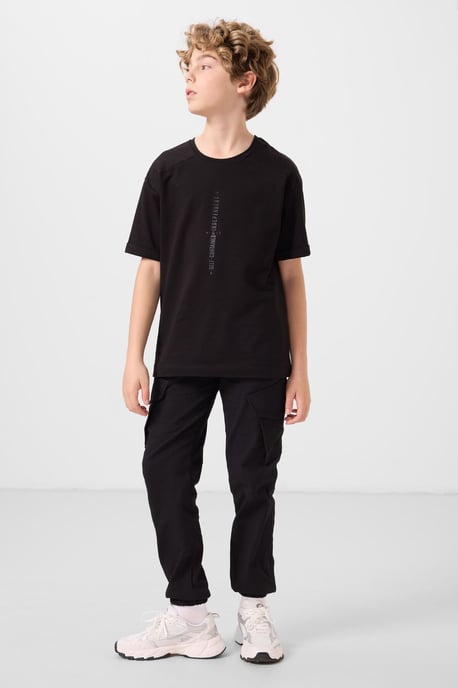 Oversized T-shirt voor jongeren met ronde hals - Image 2