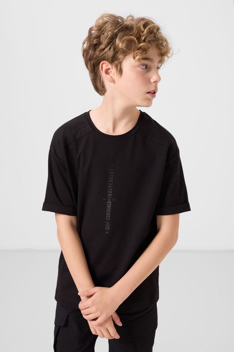 Oversized T-shirt voor jongeren met ronde hals - Image 4