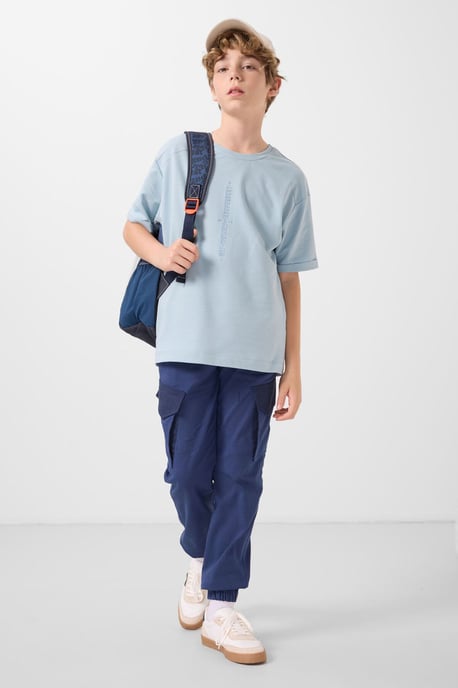 Oversized T-shirt voor jongeren met ronde hals - Image 6
