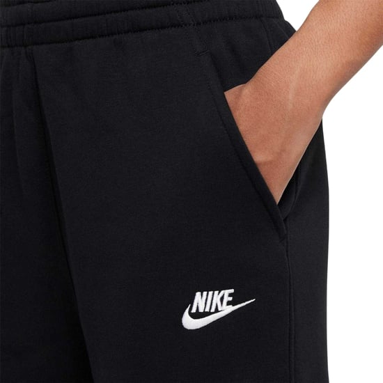 Nike Girls Club fleece joggingbroek met ruime pasvorm (Zwart) - Image 3