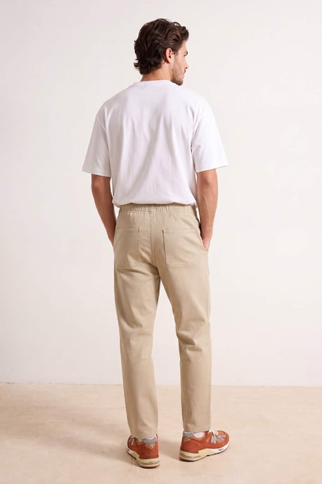 TRENDYOL MAN Men's Beige Plain Regular fit Normal waist Jeans - Image 2