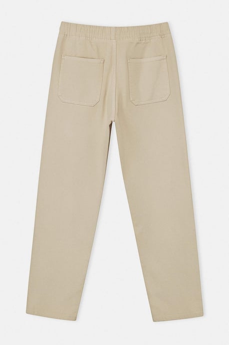 TRENDYOL MAN Men's Beige Plain Regular fit Normal waist Jeans - Image 5