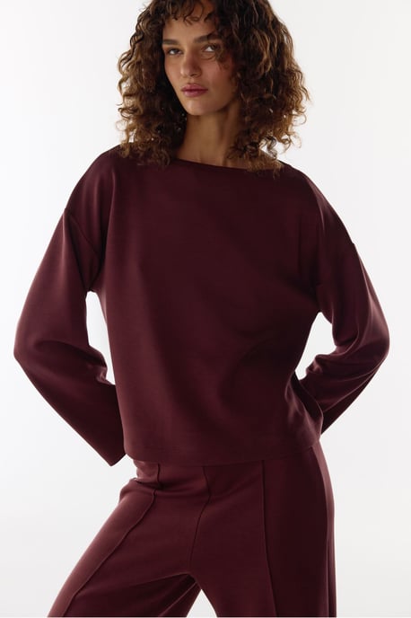 Silky Touch Top met lange mouwen - Image 1