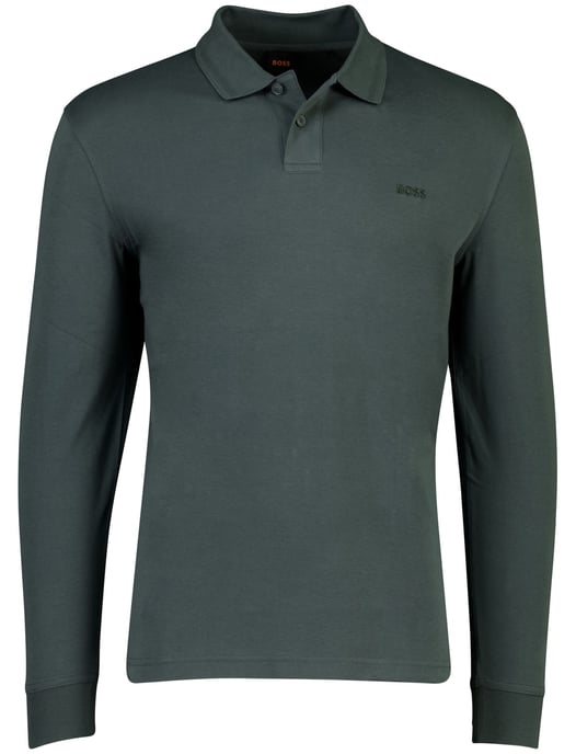 Poloshirt BOSS Orange groen katoen - Image 1