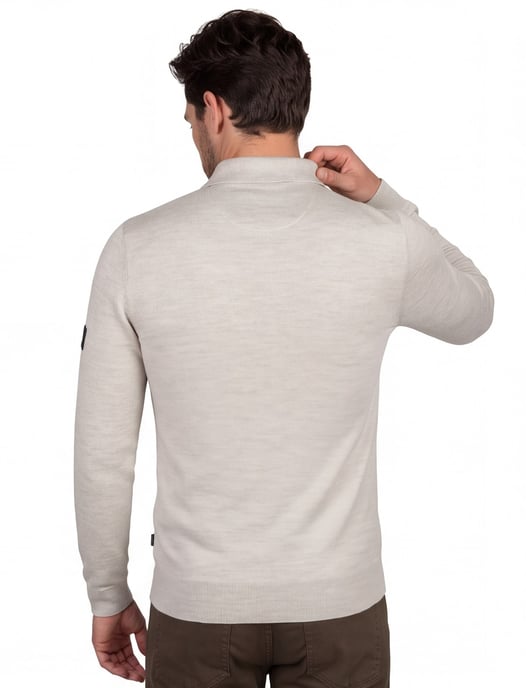 Poloshirt Cavallaro beige - Image 2
