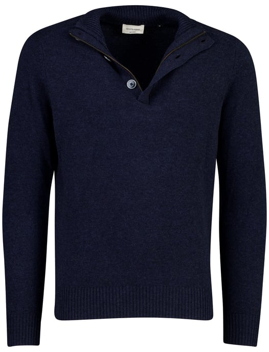 Trui Gentiluomo donkerblauw met knopen - Image 1