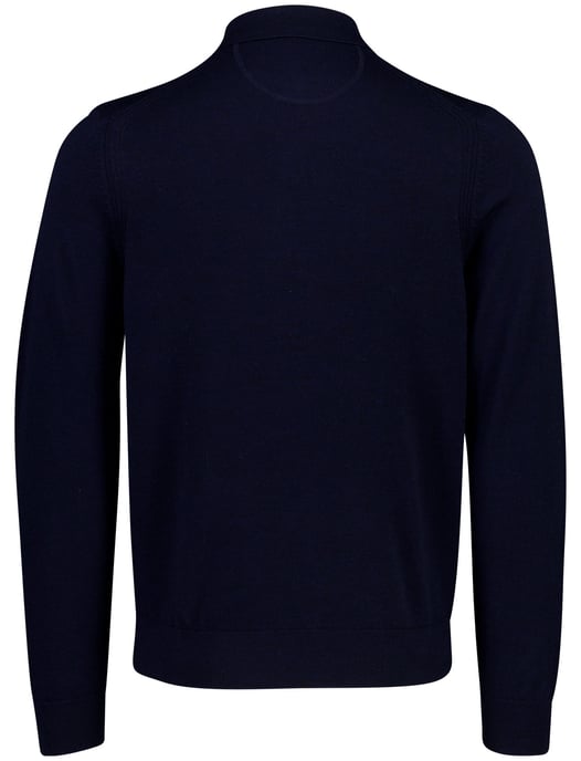Poloshirt Brax donkerblauw merinowol - Image 3