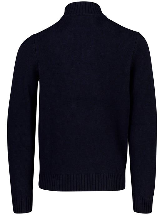 Trui New Zealand donkerblauw schipperstrui gebreid - Image 3
