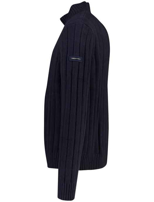 Vest Blue Industry donkerblauw gebreid - Image 4
