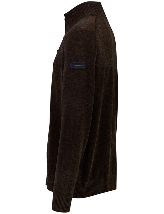 Trui Blue Industry bruin half zip - Image 3