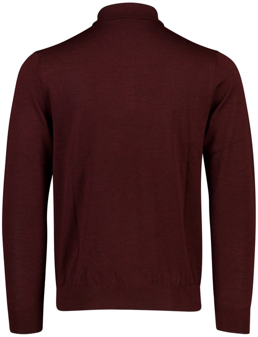Trui Thomas Maine bordeaux merinowol polo kraag - Image 3
