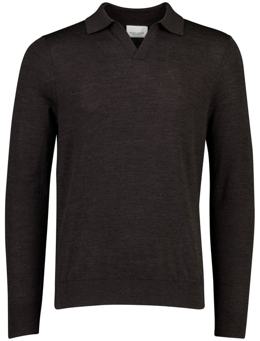 Trui Profuomo bruin gebreid - Image 2