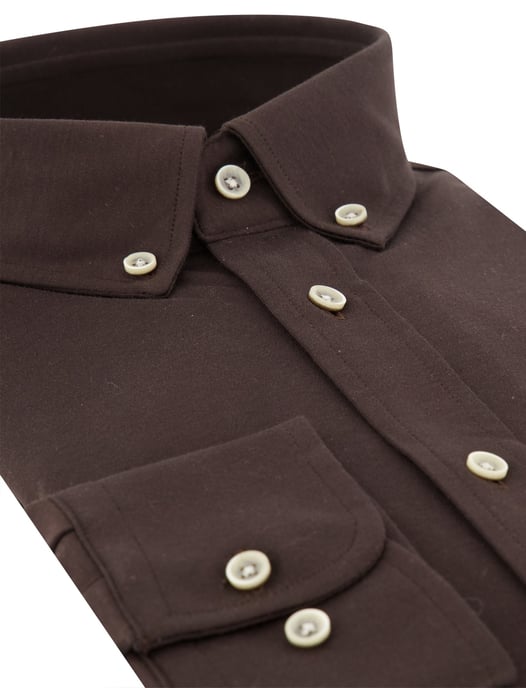 Overhemd Giordano bruin jersey - Image 3
