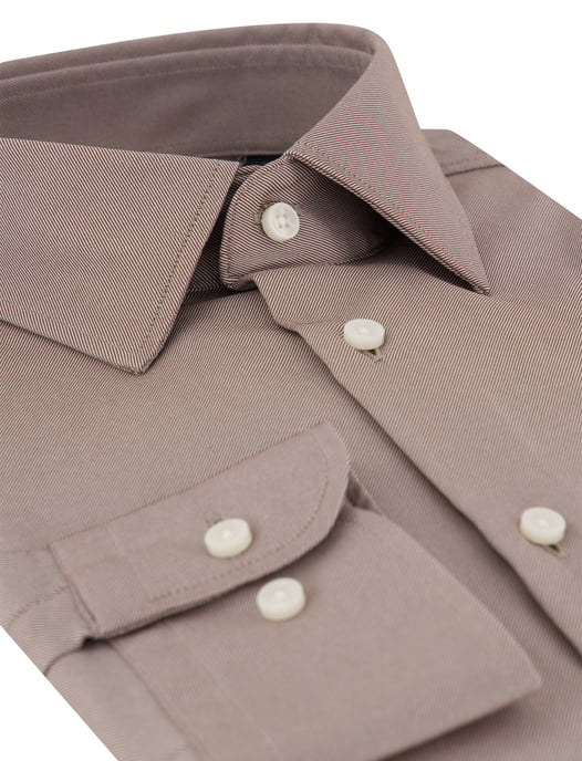 Overhemd BOSS Black bruin stretch - Image 3