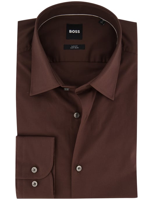 Casual overhemd BOSS Black bruin stretch - Image 1