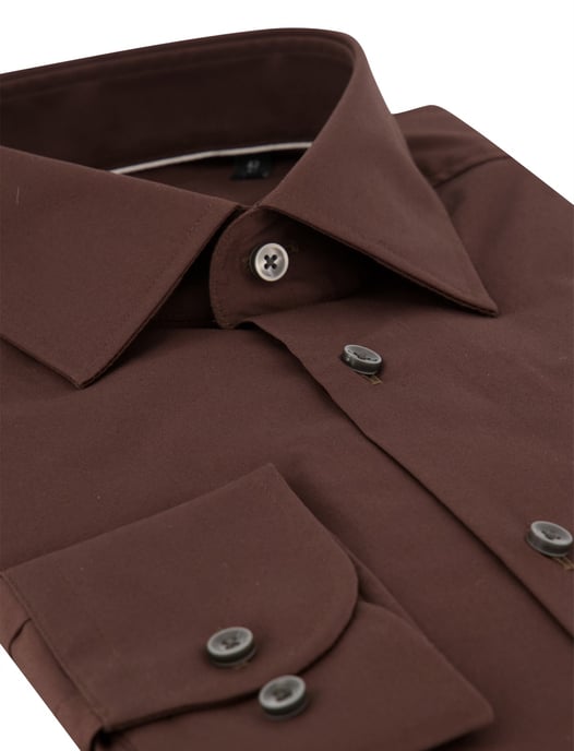 Casual overhemd BOSS Black bruin stretch - Image 3