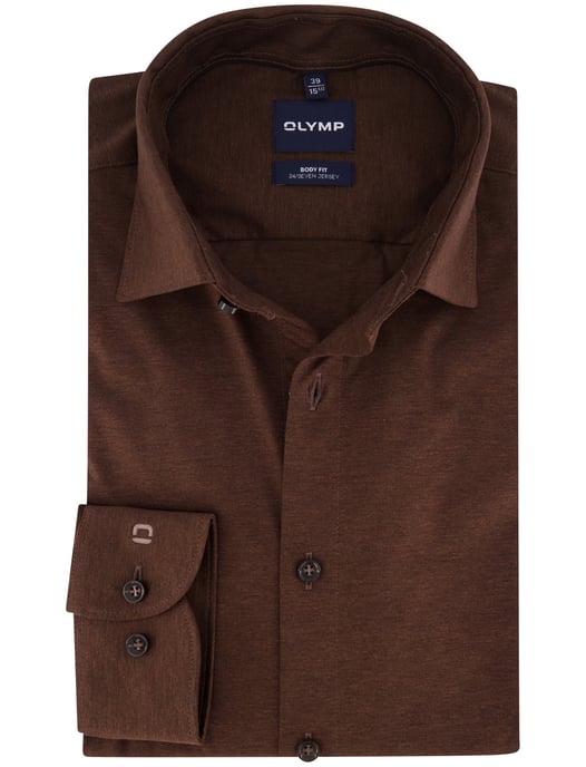 Overhemd Olymp bruin casual - Image 1