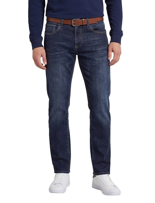 Pantalon Camel Active 5-pocket Big & Tall Donkerblauw spijker - Image 1