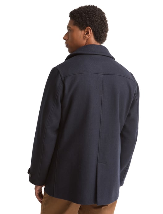 Overjas Barbour donkerblauw wol - Image 2