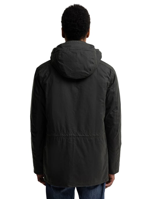 Wax jas Barbour groen met capuchon - Image 2