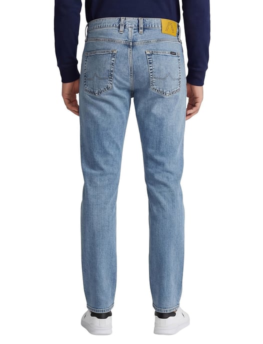 Broek Alberto lichtblauw denim - Image 2