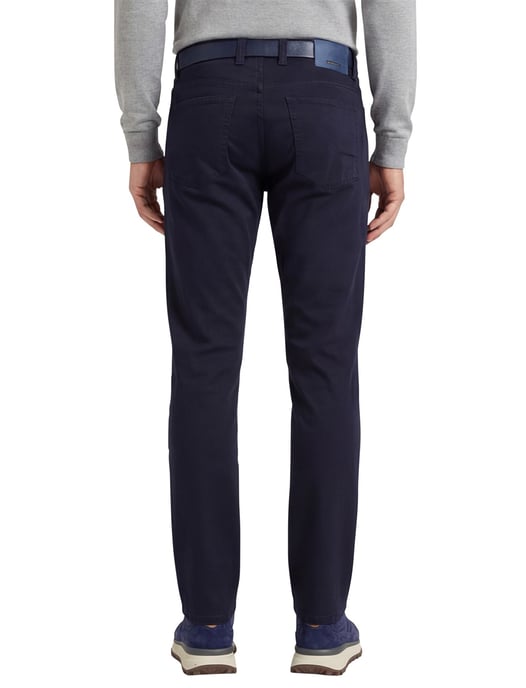Broeken Alberto donkerblauw stretch - Image 2
