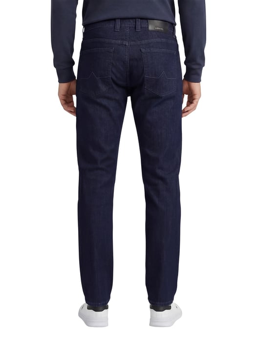 Broek Alberto donkerblauw Regular Fit - Image 2