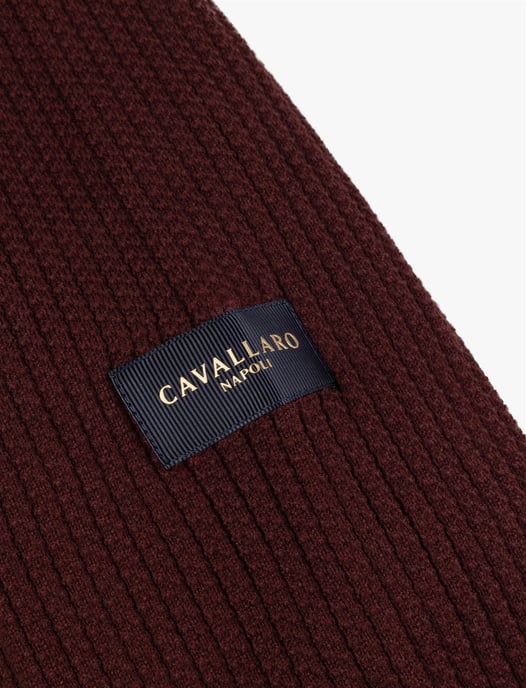 Trui Cavallaro bordeaux gebreid - Image 3