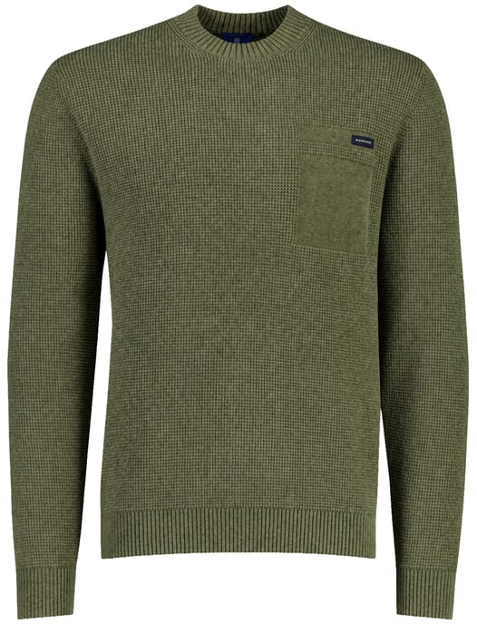 Trui Blue Industry groen normale fit - Image 1