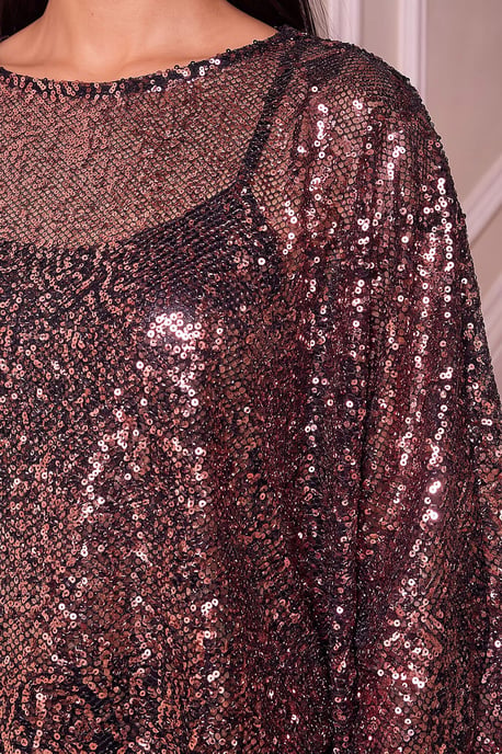 Sequin Cape Top - Image 4