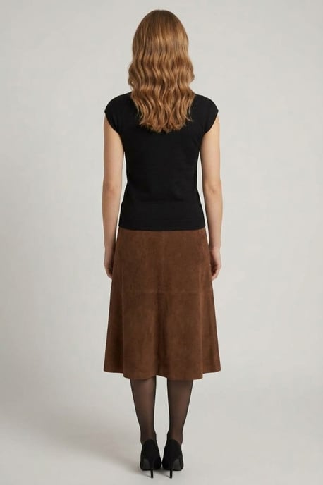 Black Short Sleeve Slim Fit Jumper Top - Image 3