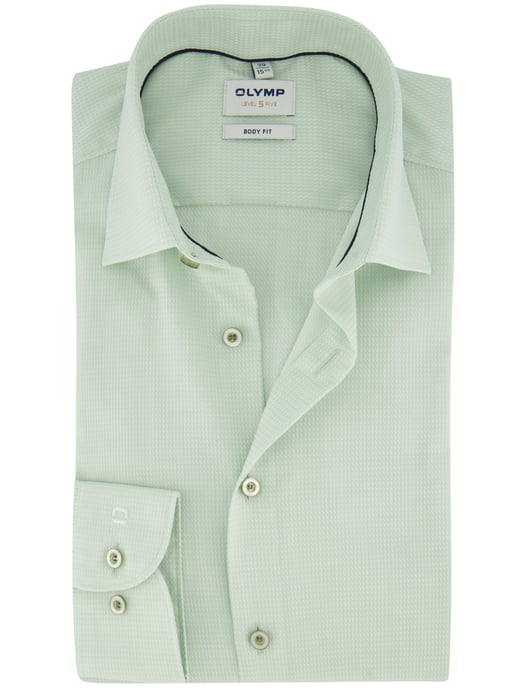 Overhemd Olymp groen slim fit - Image 1