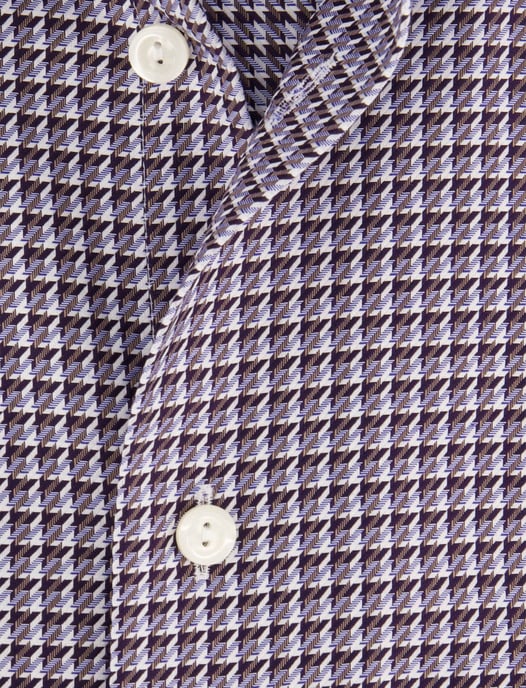 Overhemden Eton Slim Fit blauw Wrinkle-Resisrant - Image 4