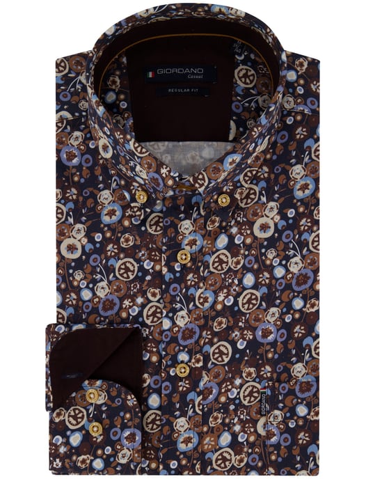 Casual overhemd Giordano donkerblauw - Image 2