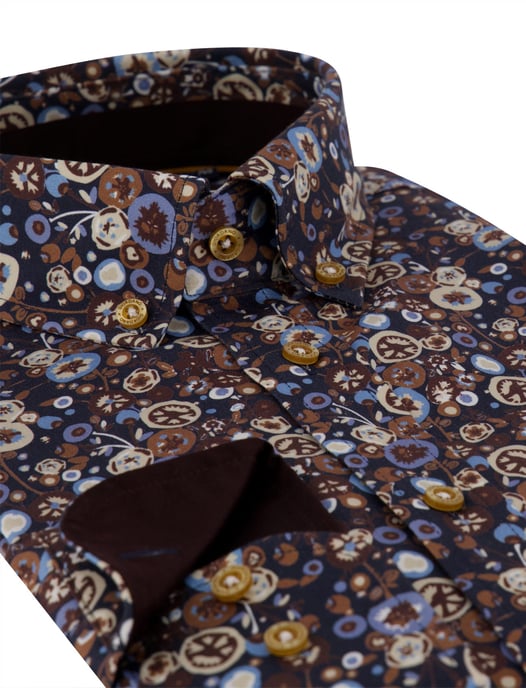 Casual overhemd Giordano donkerblauw - Image 3