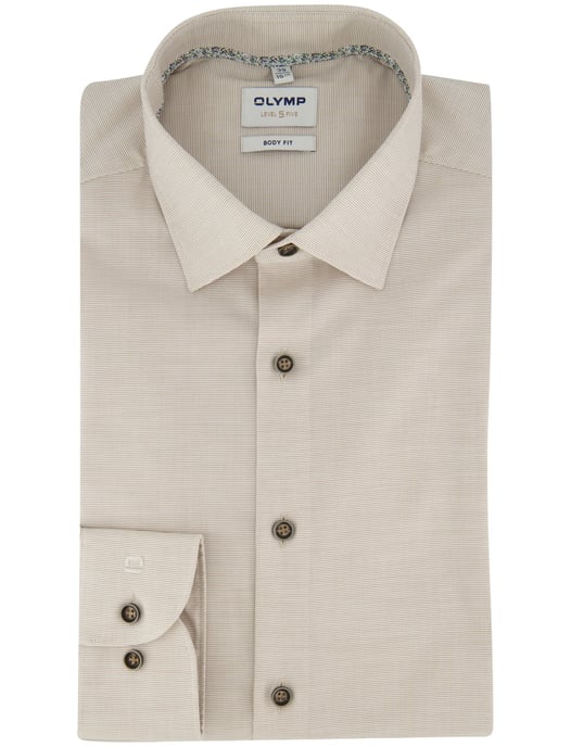 Overhemd Olymp beige slim fit - Image 2