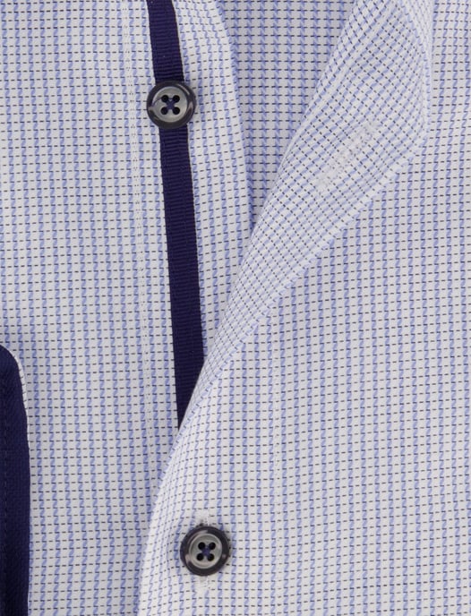 Overhemd Venti blauw wijde fit - Image 4