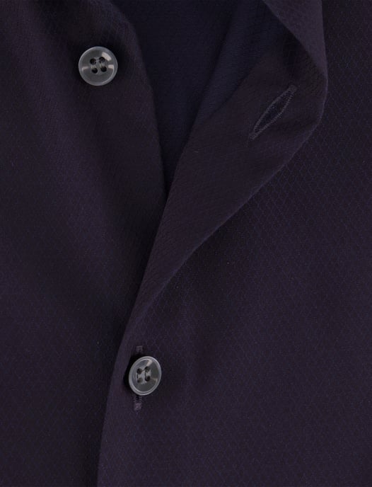 Overhemd Olymp donkerblauw stretch semi-wide spread - Image 4