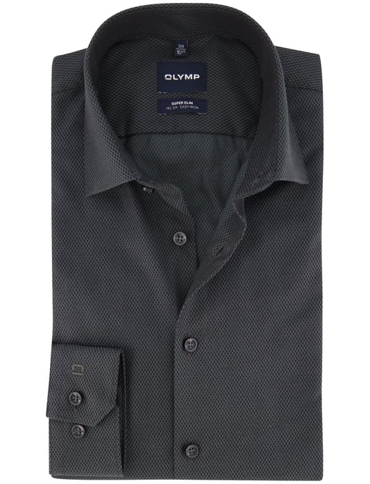 Overhemd Olymp donkergroen super slim fit - Image 1