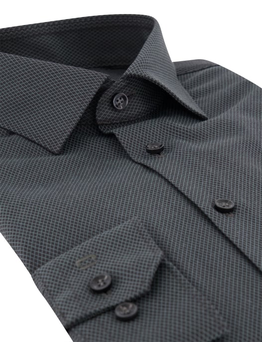 Overhemd Olymp donkergroen super slim fit - Image 3