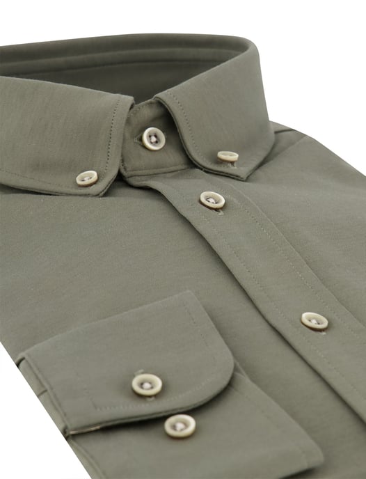 Overhemd Giordano khaki jersey - Image 3