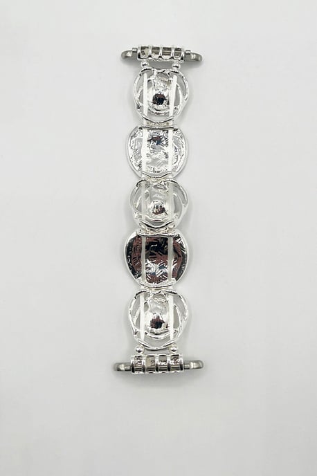 Apple Watch Swirl Patterned Strap in Silver - Image 4