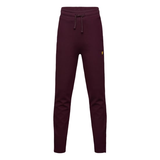 Lyle & Scott Klassiska mjuka joggingbyxor för barn med broderad logotyp (Bourgogne) - Image 1