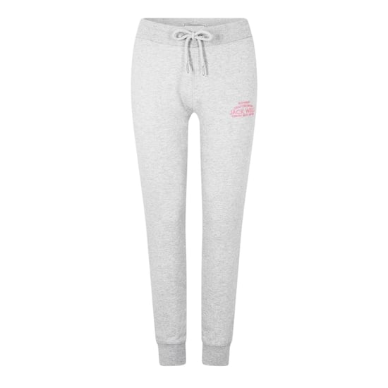 Jack Wills Womens/Ladies Hunston Polycotton Joggers (Light Heather) - Image 2