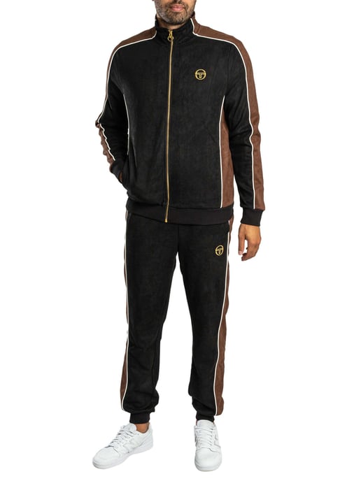 Sergio Tacchini Contrast Suede Track Joggers, Zwart - Image 6