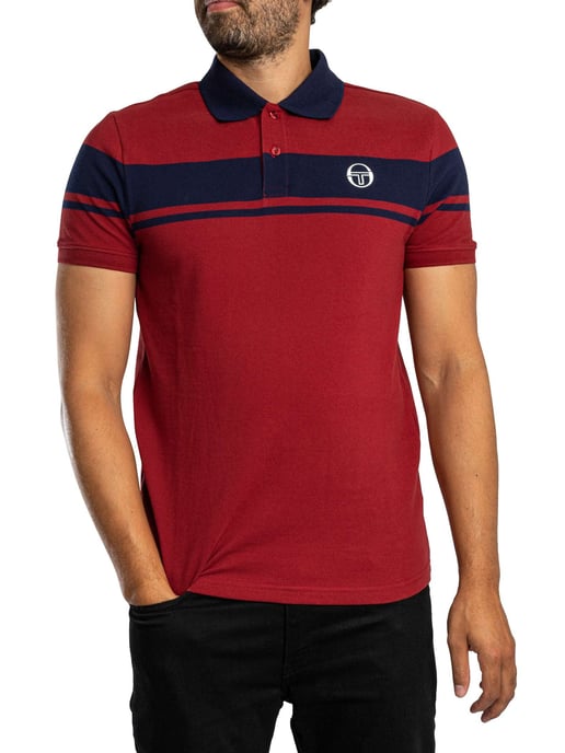 Sergio Tacchini Youngline-Poloshirt, Rood - Image 2