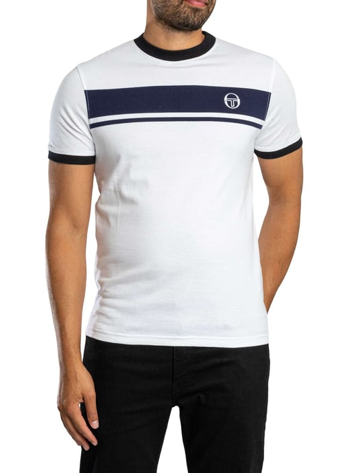 Sergio Tacchini Master Crew T-Shirt, Wit - Image 2